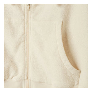 American Vintage - Bobypark Organic Cotton Zip-up Sweatshirt | Off-White
