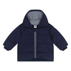 Petit Bateau - Matte Daunenjacke | Nachtblau