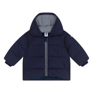 Petit Bateau - Matte Daunenjacke | Nachtblau