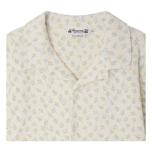 Bonpoint - Pyjamas Lothar Sailboats Organic Cotton | White