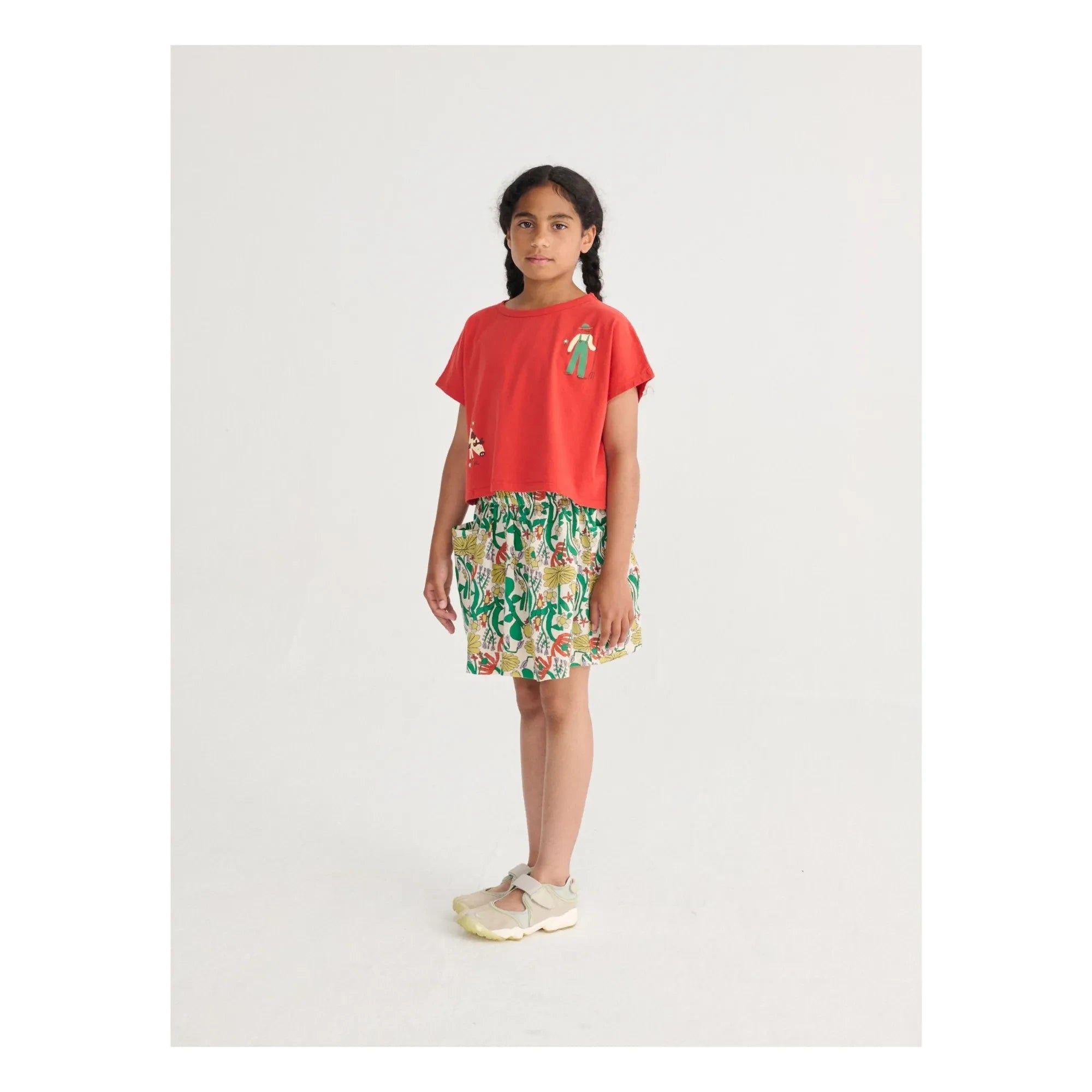 Bobo Choses - Crop Farm Organic Cotton T-Shirt | Red