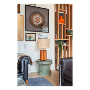 Cosin - Tischlampe Charlotte mit Bastschirm | Natur
