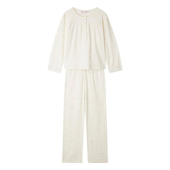 Bonpoint - Jucie Pyjama aus Bio-Baumwolle | Ecru