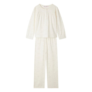 Bonpoint - Jucie Pyjama aus Bio-Baumwolle | Ecru