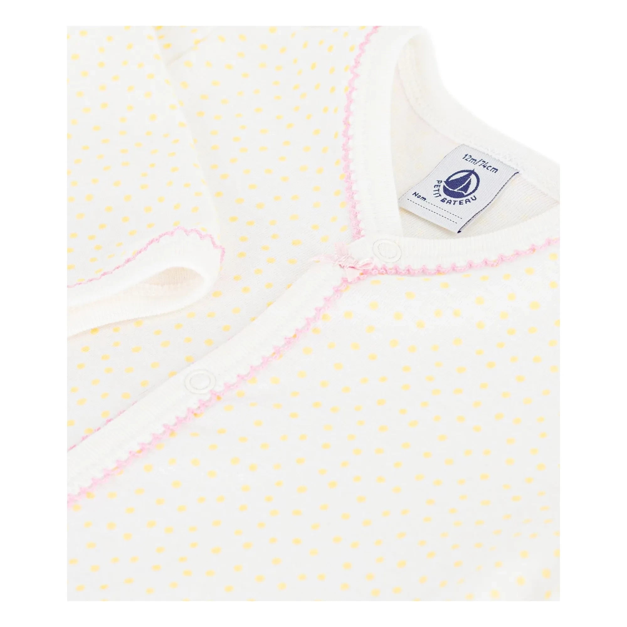 Petit Bateau - Dors Bien organik pamuklu pijama | Beyaz