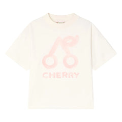 Bonpoint - Lele Cherry T-Shirt aus Bio-Baumwolle | Creme