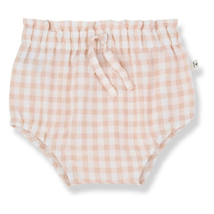 1+ in the family - Bloomer Delos Vichy Seersucker | Beige Pink