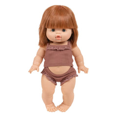 Minikane - Ribbed Knit Set with Capucine Sleepy Baby