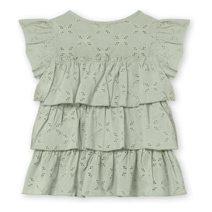 Fliink - Harper Embroidered Top | Light gray