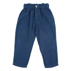 Búho - Leinenhose | Marineblau