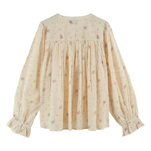 Emile et Ida - Dounia Bio-Baumwollbluse | Creme