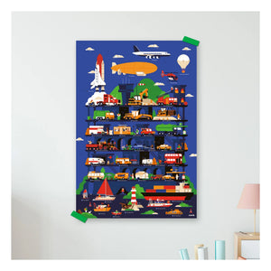 Poppik - Vroom Sticker Poster
