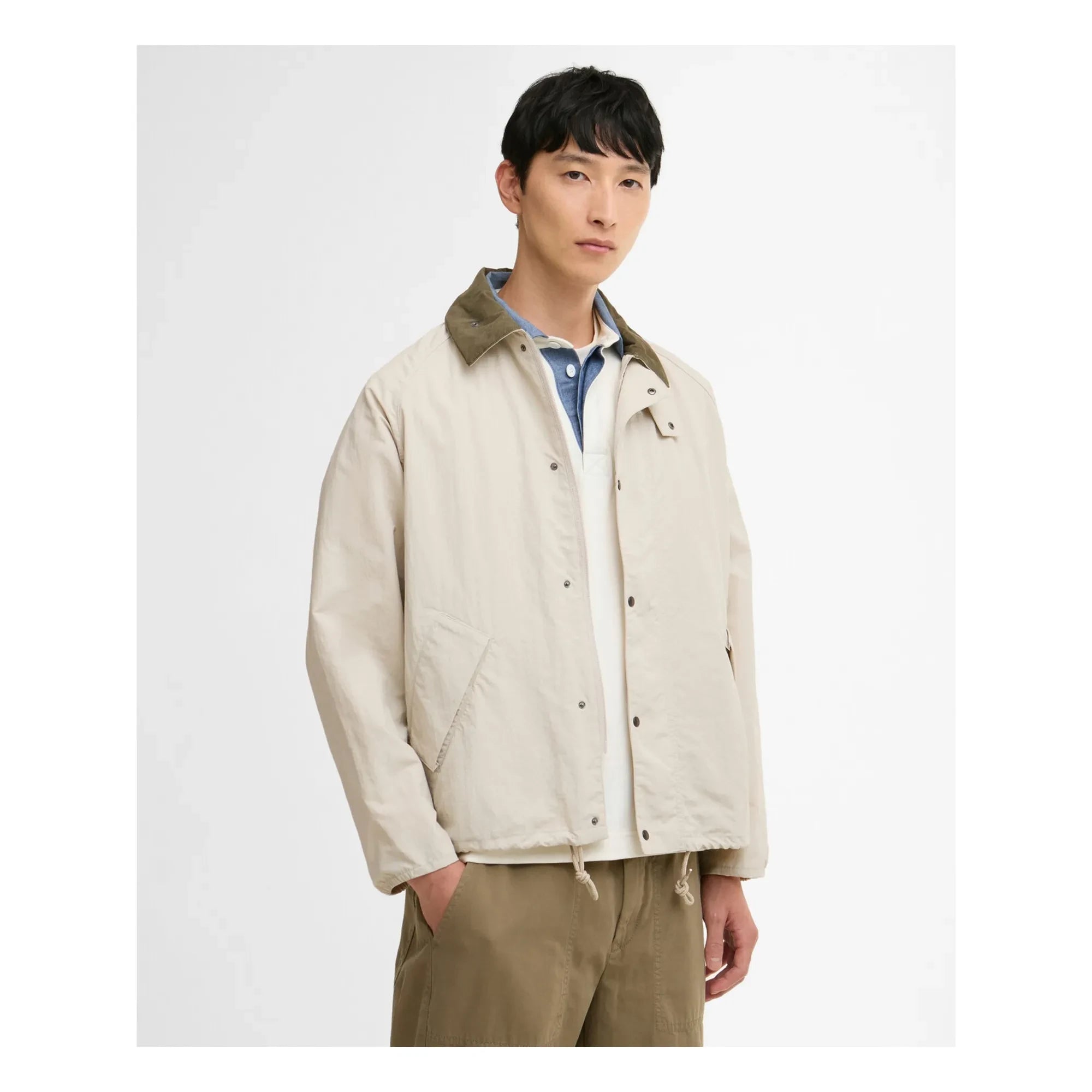 Barbour - Transport Casual Nylonjacke | Beige