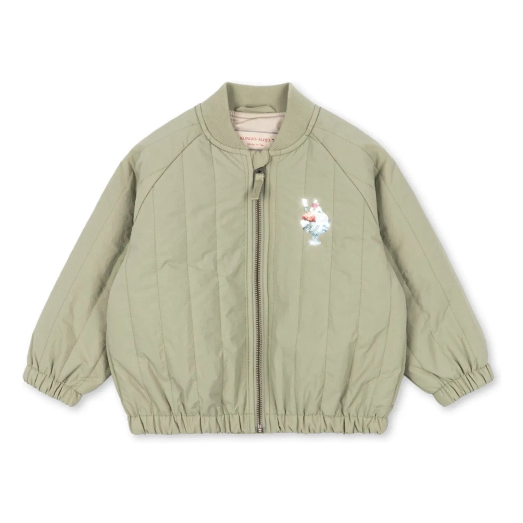 Konges Sløjd - Sequin Glace Quilted Jacket | Cream