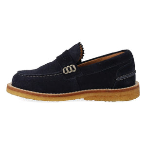 Angulus - Suede Loafers | Navy
