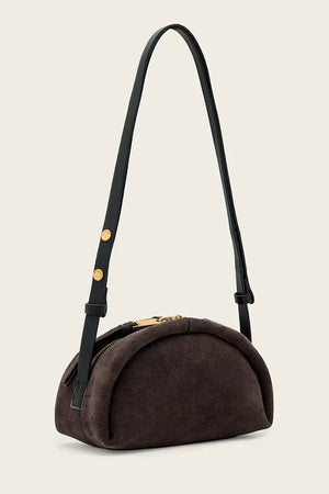 AllSaints ROSALIE kadın süet crossbody çanta