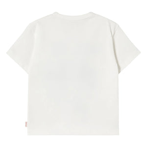 Tinycottons - T-shirt Swans Losanges Organik pamuk | Beyaz