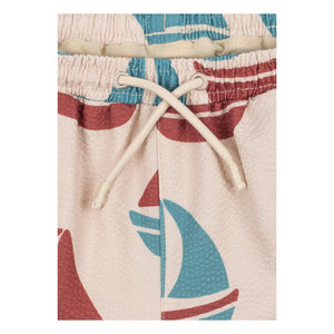 Konges Sløjd - Asnou Bateaux Recycled Fibre Swim Shorts | Ecru