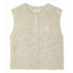 American Vintage - East Alpaca Hırka | Gri melanj