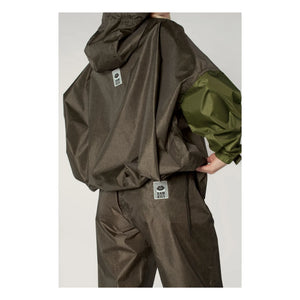Rainkiss - Herringbone waterproof anorak | Khaki
