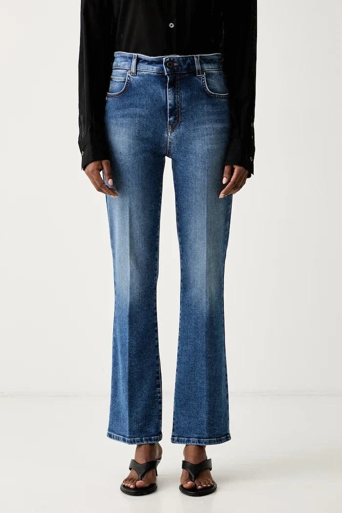 Weekend Max Mara kadın bootcut jean WKDRAPALLO