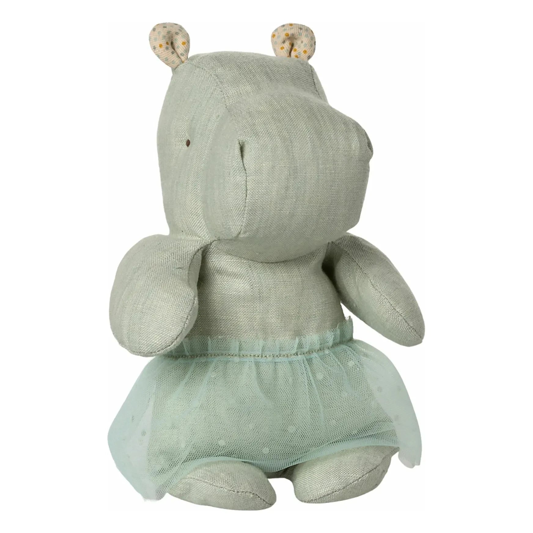 Maileg - Nilpferd-Ballerina aus Plüsch, Wassergrün