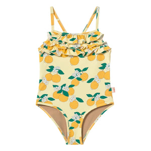 Tinycottons - Orangefarbener Badeanzug | Gelb