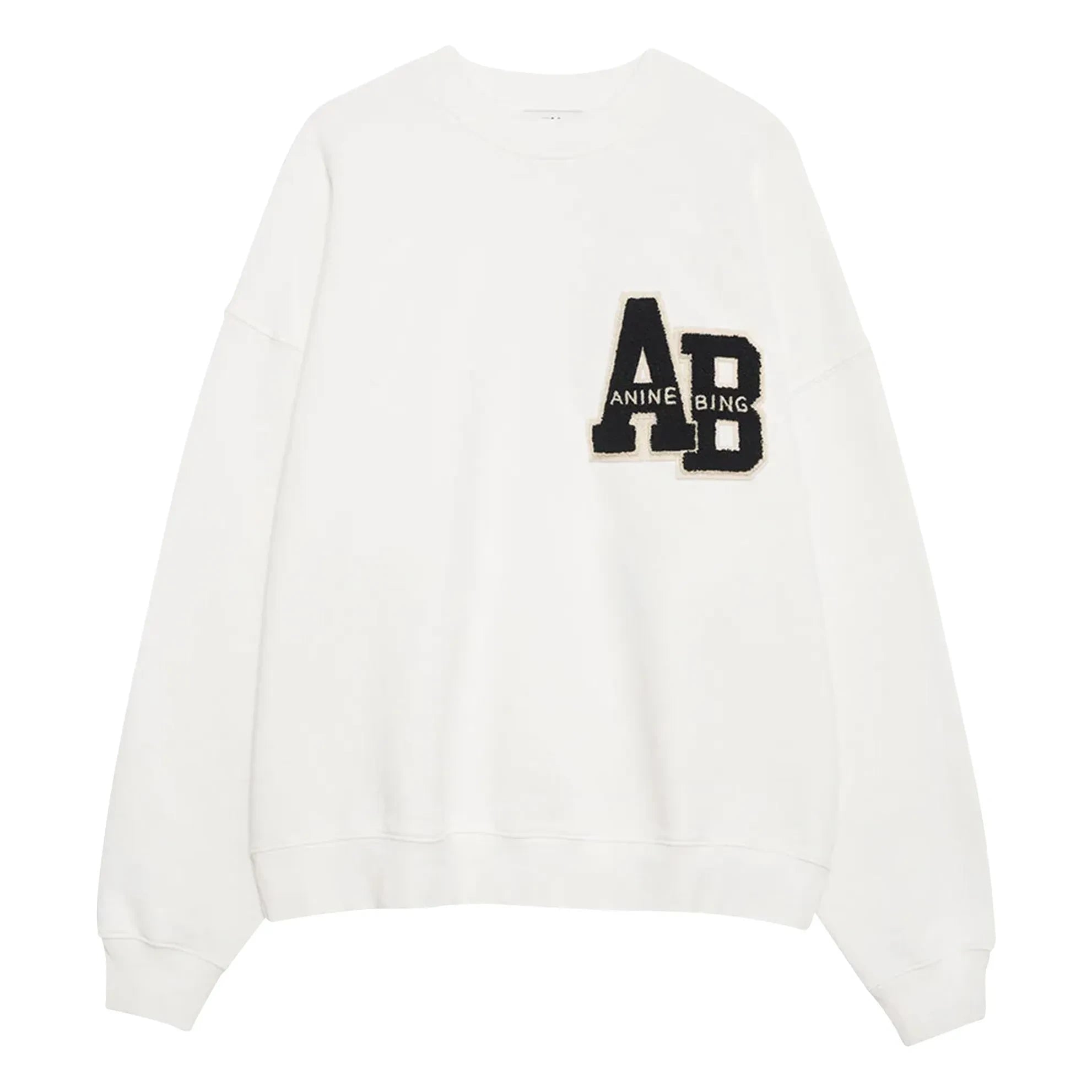 Anine Bing – Miles Letterman Sweatshirt | Off-White