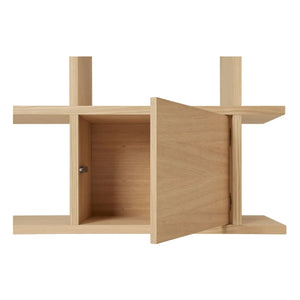 Ferm Living - Kona kitaplık için ahşap modül | Açık meşe