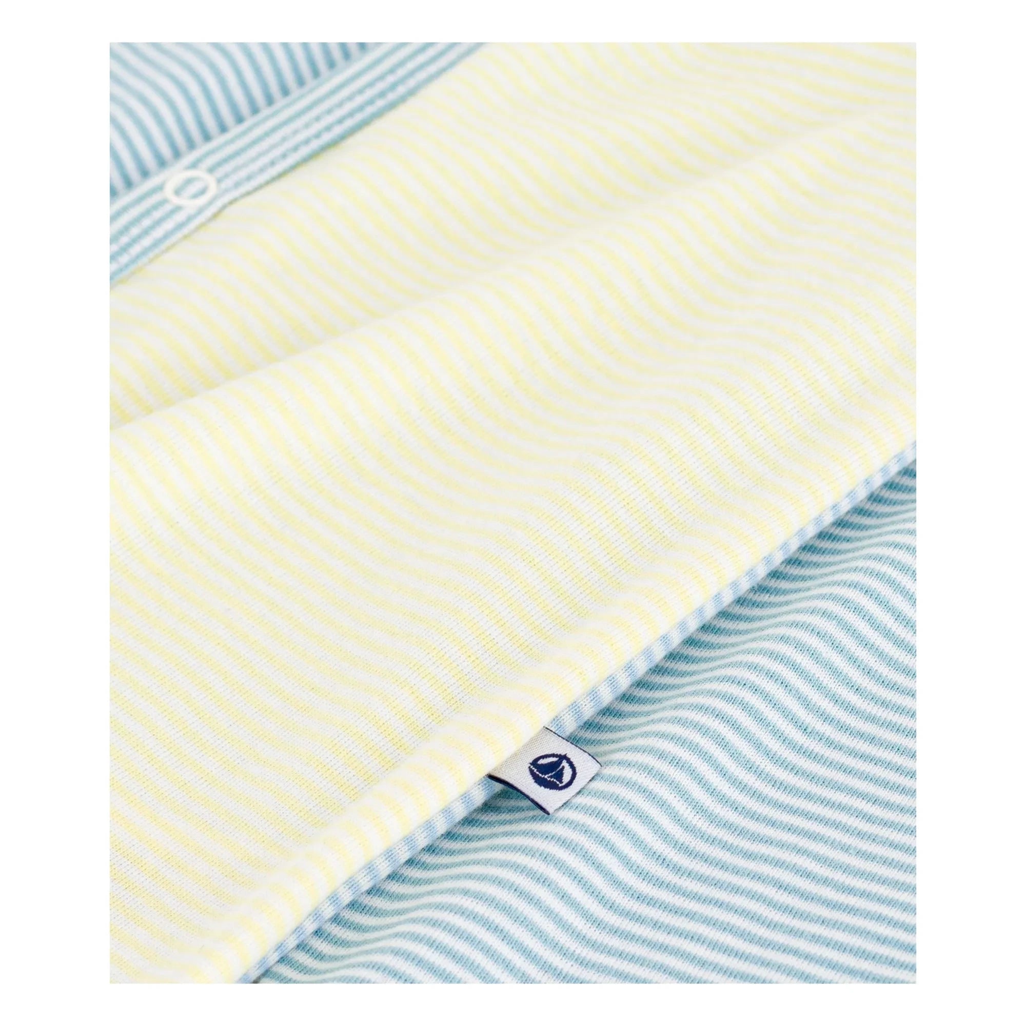 Petit Bateau - Striped Comfortable Pajamas | Yellow