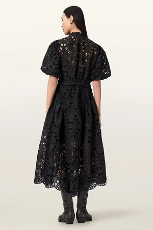 AllSaints ODETTE kloş elbise