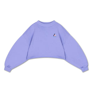 Repose AMS - Organik Pamuk Logo Crop Sweat | Leylak