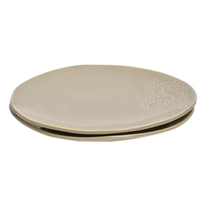 Maison Vessel - Blanca Tatoo Dantel Tabaklar - 2'li Set | Yulaf Ezmesi
