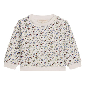 Louise Misha - Rosalia Organic Cotton Floral Sweatshirt | Cream