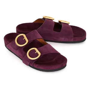 Rivecour - Mules n°62 İsveç | Aubergine
