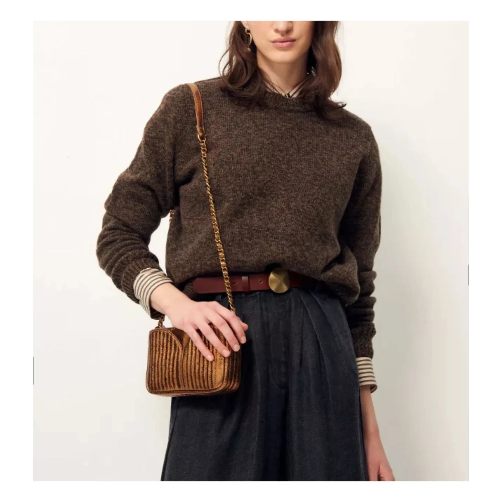Sessùn - Silty Merino Wollpullover | Dunkelgrau