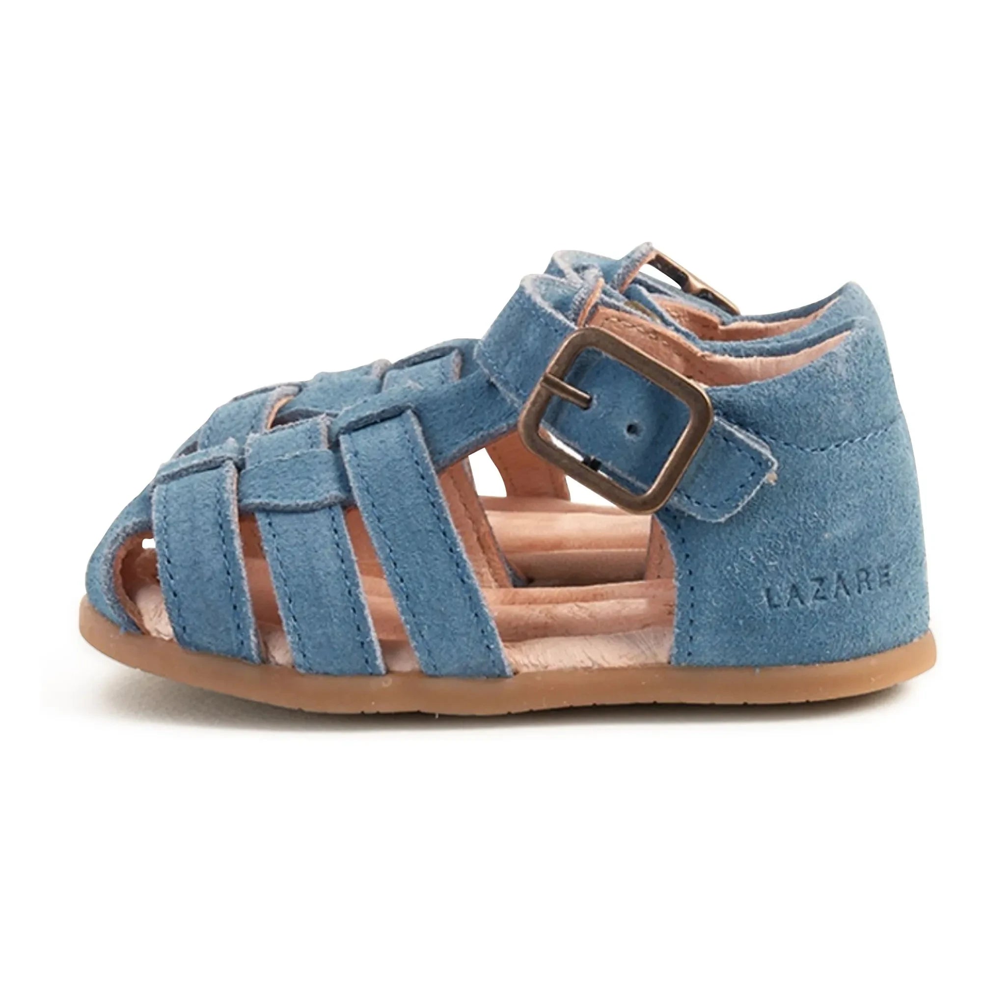 Lazare - Ernest Suede sandals | Denim blue