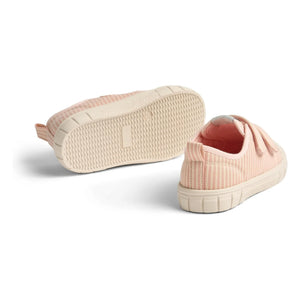 Wheat - Bobbie Striped Sneakers | Powder Pink
