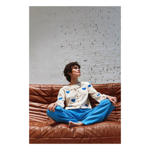 Emile et Ida – Strickjacke Boum aus Bio-Baumwolle | Ecru