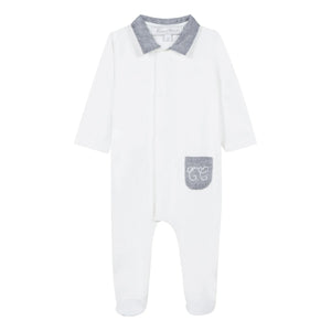 Tartine et Chocolat - Foliage Sleepwear Pajamas | White