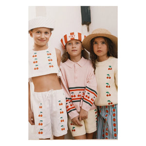 Tinycottons - Top Cerises | Beyaz