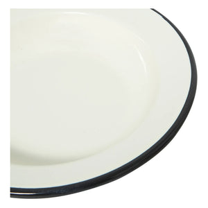 Zangra - Enamel Bowl | Ivory
