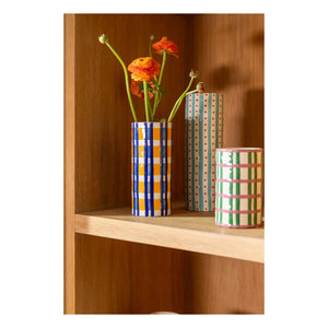 &Klevering - Clash Dot Vase | Hellblau