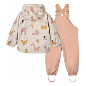 Liewood - Manu Regenanzug aus recyceltem Polyester | Rosa