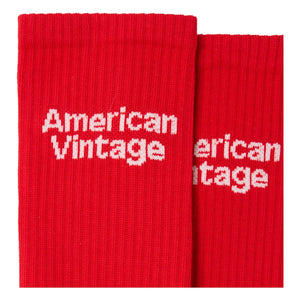 American Vintage - Clypsun Cotton Socks | Red