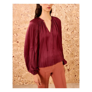 Ulla Johnson - Electra bluz | Bordo