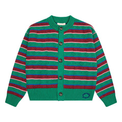 Bobo Choses - Gestreiftes Tanktop aus Bio-Baumwolle | Grün