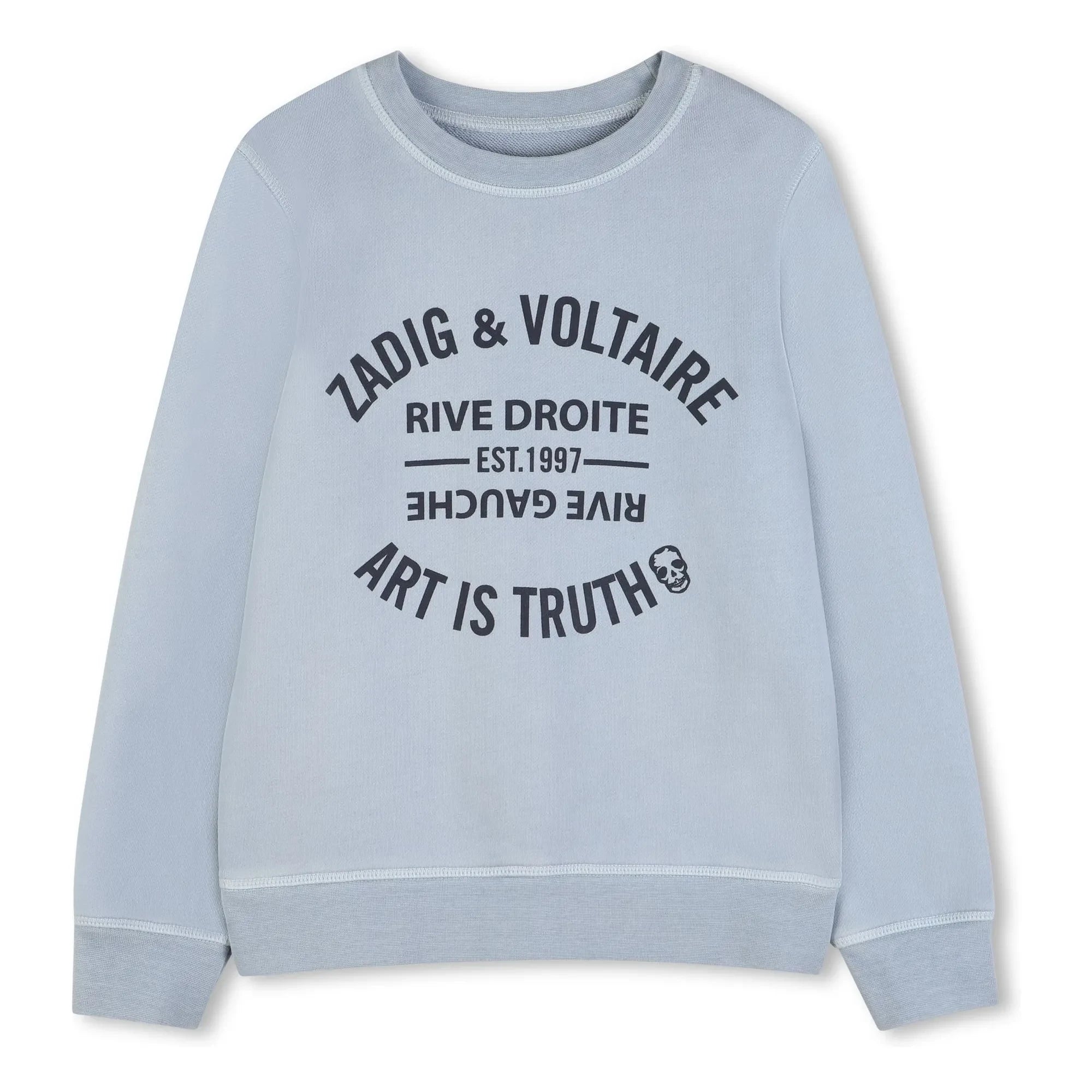 Zadig & Voltaire - Sweatshirt Logo Art Is Truth | Hellblau