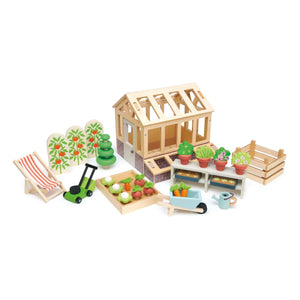Tender Leaf Toys - Wooden Greenhouse and Accessories