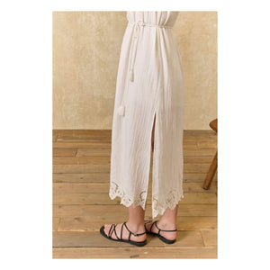 Louise Misha - Madera Organic Cotton Dress | Ecru